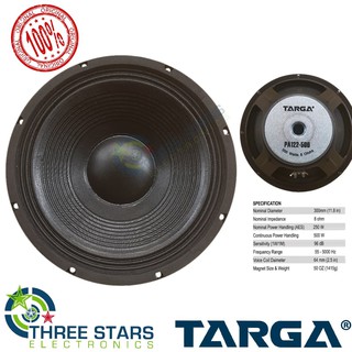 TARGA PA 122-500 PA Driver 12 inches 500w Instrumental Speaker targa Targa (1)