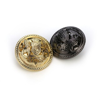 Retro British Style Metal Buttons (5)