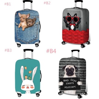 【Jualan spot】 Luggage Covers WaterproofCover Stretch Elastic SuitcaseCover (1)