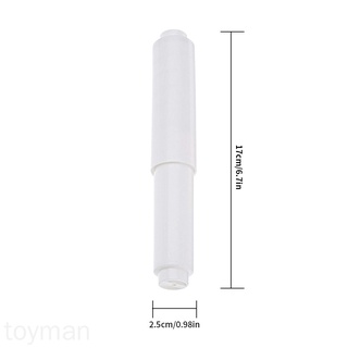 Plastic Toilet Paper Holder Rod Spring Loaded Replacement Bathroom Tissue Roller Accessories toyman (3)