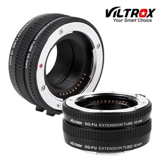 VILTROX DG-FU Auto focus AF Metal Macro Extension Tube Ring Lens Adapter Mount for Fujifilm X X-Pro2 X-T2/T1 X-T20/T10 X-E2S A10