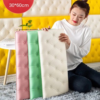 DIY 3D Wall Stickers/Living Room Self-adhesive Tatami Anti-collision Wall Mat/Kids Bedroom Soft Foam Cushion Wallpaper Home Decoration