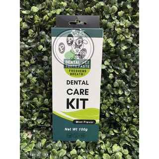 Dental Pet Toothpaste Kit Mint Flavor 100g (2)