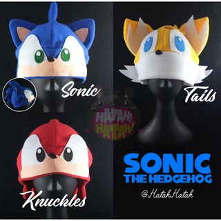Sonic the Hedgehog Hat (Handmade) Knuckles Hat Tails Hat