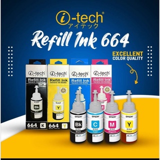 Refill ink T664 664 Dye Ink 70ml Refill Dye Ink 100% compatible for epson printer