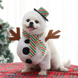 WOWPETSCLUB Costume Christmas Pet Dog Cat Clothes Santa Reindeer Set Clothing Puppy Cloak Coat Xmas (6)
