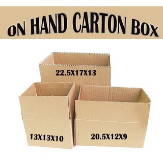 BOXGIFT BOX✉■10PCS ON HAND Carton box corrugated cardboard box packaging Kraft Size