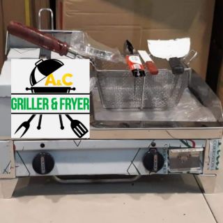2in1 Griller&Fryer 11x11 GasType with FREE ACCESSORIES mo