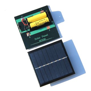 1W 4V Rechargeable AA Battery Solar Cell Charger With Base For 2xAA Batteries Charging Directly (5)