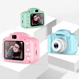 【Spot sale】 Kids Digital Video Camera Mini Rechargeable Children Camera Shockproof 8MP HD Toddler Ca