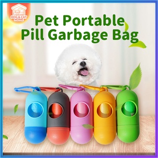 Mini Pet Portable Garbage Bag Dog&Cat Waste Garbage Clean Up Bags + Poop Bags Set