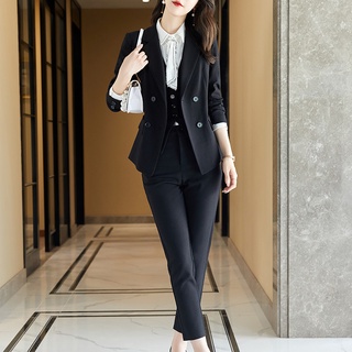 High Sexy Blue Suit Jacket Women Spring And Autumn