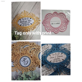 Party supplies✟♈party decoration✠Invitation tag only(belt)/envelope seal (3)