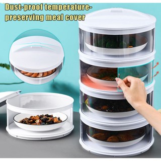 5 Layers Anti-Flies Superimposed Insulation Dish Cover Household Food Five-Layer Sliding