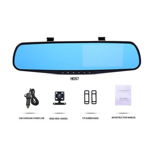 ♤₪4.3 Inch Front And Rear Dual Recording Car DVR Driving Recording Camera 170 Degree Touch Screen Mi