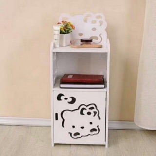 DIY hello kitty bedroom bedside cabinet small cabinet (1)