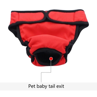 Dog Physiological Pants Diaper Washable Female Dog Shorts Panties (5)