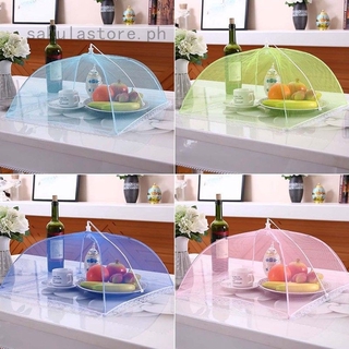 1 2 3 Set Of Protective Food Cake BBQ Covers Insect Folding Mesh Umbrella UK
