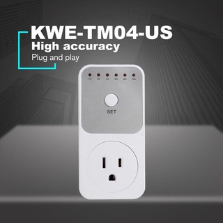 Mini LED Countdown Timer Switch Socket Outlet Plug-in Time Control US Plug