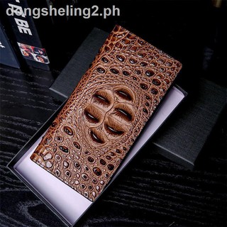 Crocodile leather small wallet men s long style ultra-thin short style youth student wallet Korean version of pure leather new wallet (6)