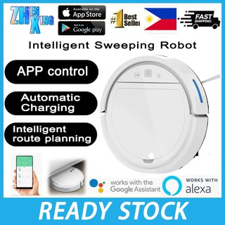 ZX028 robot vacuum cleaner Auto recharging sweeper smart high-performance Wifi mobile phone application and voice control