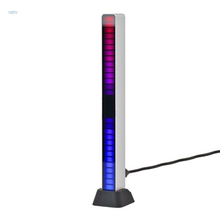 NERV Voice Activated Pickup Rhythm Light Creative Audio Spectrum Colorful Sound Control Atmosphere Lamp Music Car LED Strip