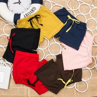 Baby Boys Girls Shorts Kids Beach Shorts Candy Color Cotton