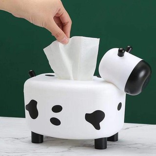 Cow Shape 2 in 1 Tissue & Toothpick Holder Box for Home & Office (2)