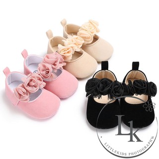 SSE-Baby Newborn Toddler Girl Crib Shoes Pram Soft Sole