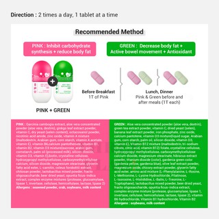 GRN+ Pink & Green Diet 2 Bottle Set - Season 3 PSHH (6)