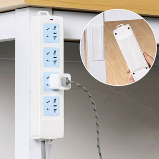 1PC Home Wall Hanging Patch Panel Storage Plug Extension Socket Holder