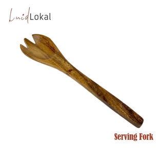 Luid Lokal Serving Fork Acacia Wood
