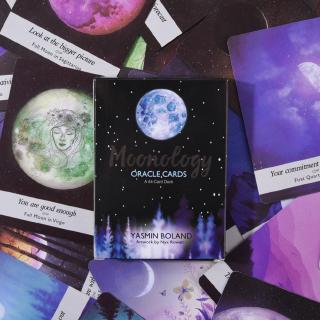 【 ready stock】 Moonology Oracle Cards: A 44-Card Deck Tarot Card Game
