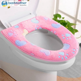 ✘◆beatmother Bathroom Seats Warmer Toilet Seat Cloth Closestool Washable Lid Top Cover P