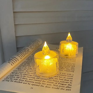 LED Candle Light Bedside Fairy Night Light Flameless Home Desk Lamp Home Decor