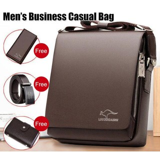 （Top leather）Men’s Business Casual Bag vs6y