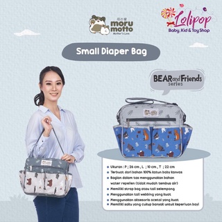 Morumotto Small Diaper Bag - Bear and Friend Series Baby Bag