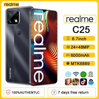 Realme C25Y cellphone sale 12 + 512GB 6.0inch fullscreen HD camera Cheap 5G smartphone android phone (1)