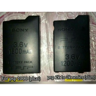 ORIGINAL BATTERY FOR PSP 1000, 2000 AND 3000 SERIES