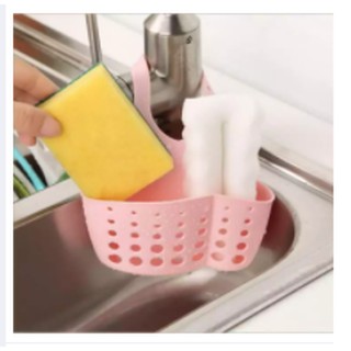 Kitchen Portable Hanging Drain Bag Basket Bath Storage Gadget Tools Sink Holder Bathroom Basin