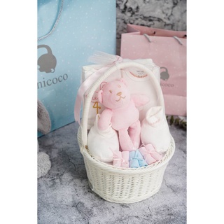 「minicoco」 Set Baju Baby New Born Newborn Baby Clothing Set Basket Set(0-12M)