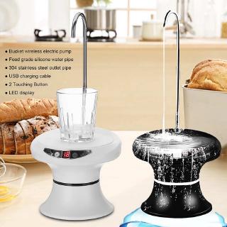 USB Rechargeable Electric Water Dispenser Wireless Automatic Water Pump Bucket Bottle Dispenser 5 Gears Capacity Selection
