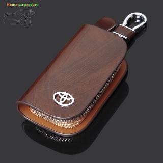 Genuine leather key case for Toyota RAV4 Reiz Lei Ling Elfa Camry Highlander car case
