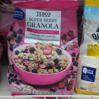 TESCO SUPER BERRY GRANOLA OATS 500g (LIMITED STOCKS ONLY)