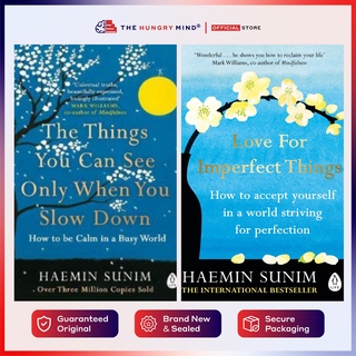 [BUNDLE] The Things You Can See When you Slow Down and Love for Imperfect Things Haemin Sunim Books