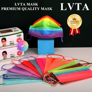 30pcs ORIGINAL 3PLY LVTA Disposable OMBRE Colored facemask