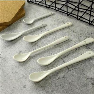 Seasoning spoon C ceramic spoon cup small soup spoon mixing spoon ceramic hotel household long child