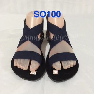 Marikina Sandals/Flatsandals SO100 Navy Blue Best Seller