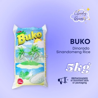 Buko Dinorado / Denorado Sinandomeng Rice 5kg [REPACKAGED] Bigas