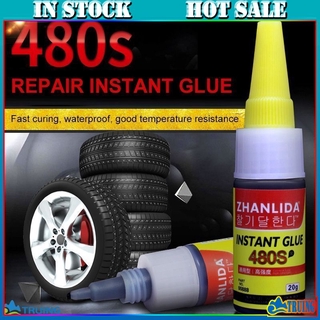 480S Black Super Glue Car Rubber Repair Tire Glue Window Speaker Seal Tire truing (1)